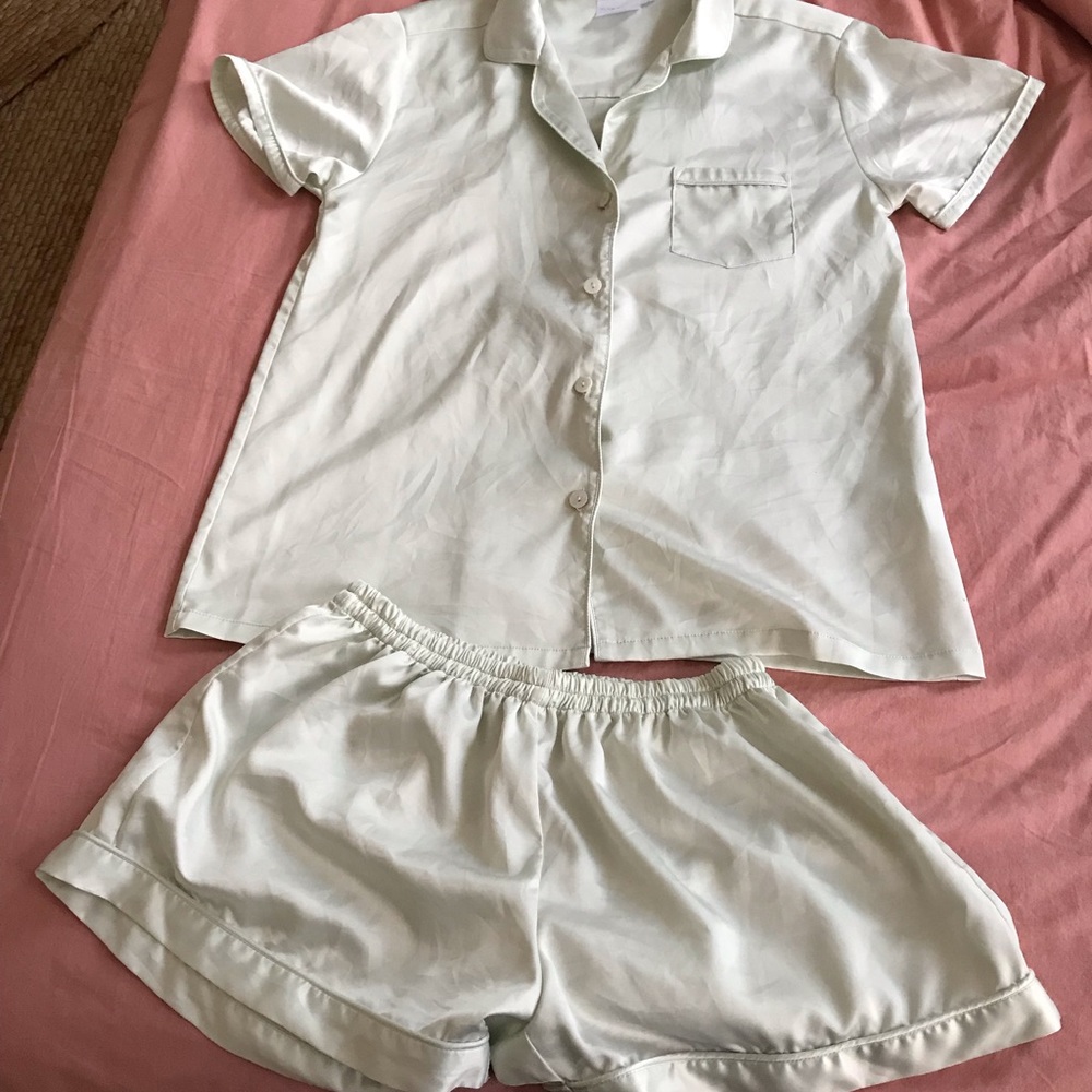 Plum Pretty Satin Short PJ’s